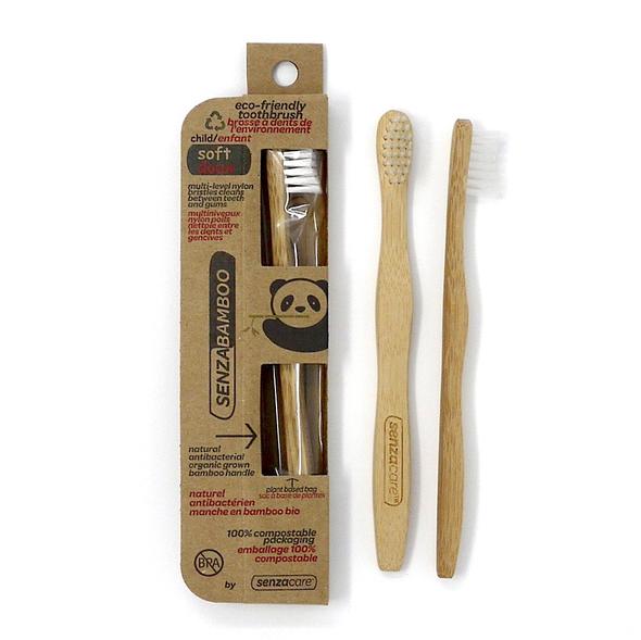 Senzacare Child Eco-Friendly Bamboo Toothbrush