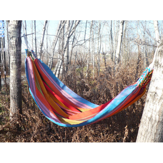 Tresart Cache Single Cotton Hammock (Fair Trade Made)