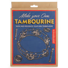 Kikkerland DIY Tambourine